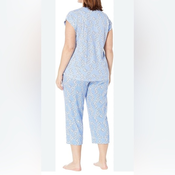 Croft & Barrow Blue and White Pajama Set - Picture 1 of 7